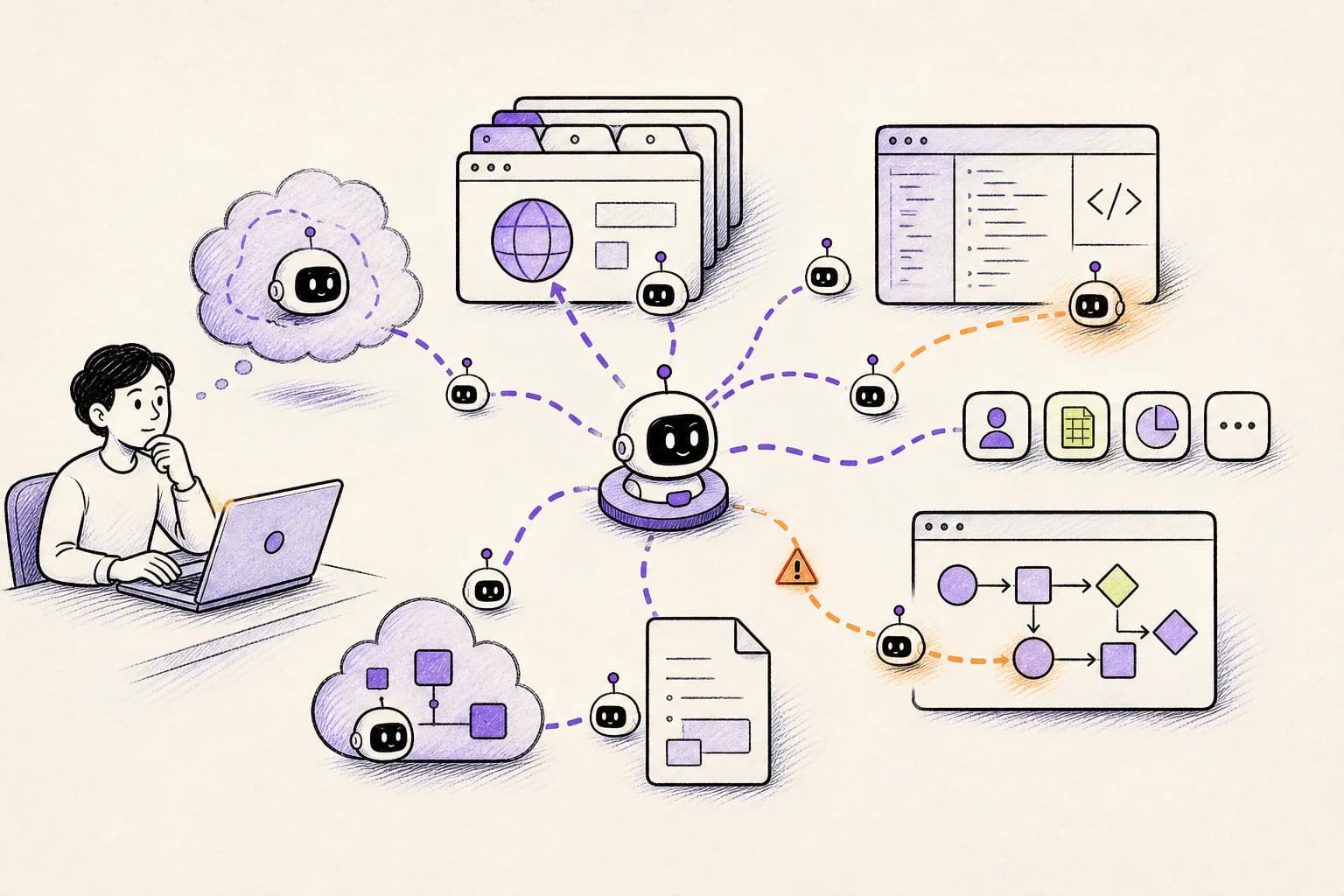 Hidden AI agents spreading across browser tabs, developer tools, SaaS apps, and cloud workflows
